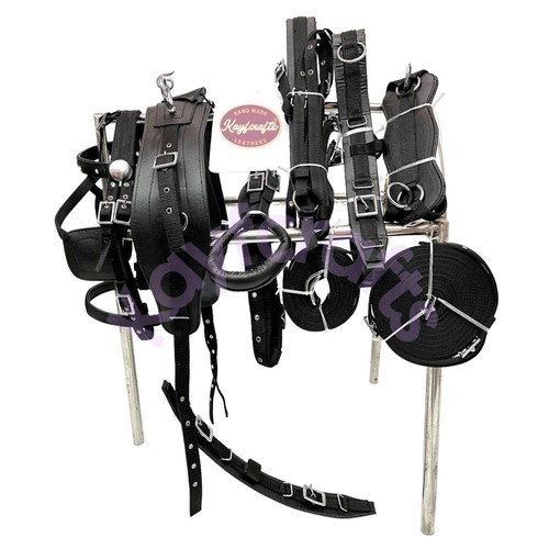Nylon horse driving harness - nylon,