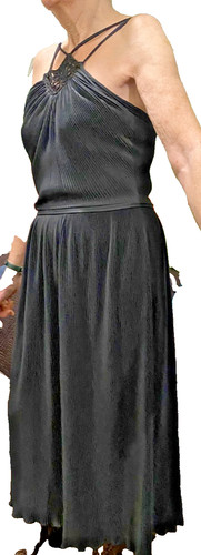 Vintage dress boho 70s - 70s, black
