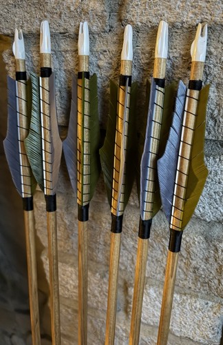Handmade wooden arrows archery - handmade,