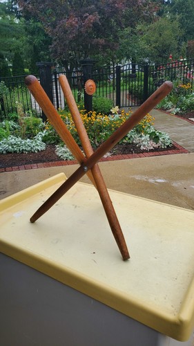 Vintage folding tripod seat 3 - vintage,