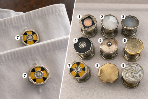 Vintage octagonal snap link - vintage,