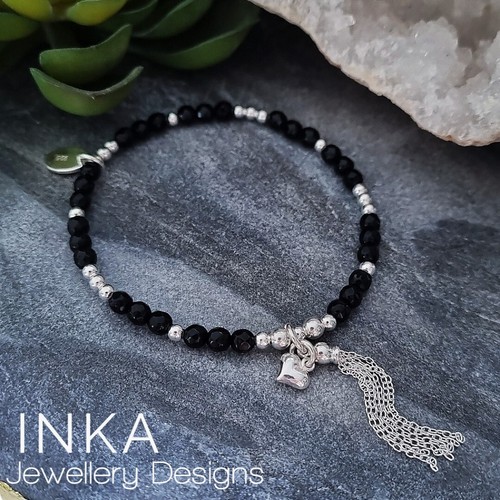925 sterling silver onyx and - 925,