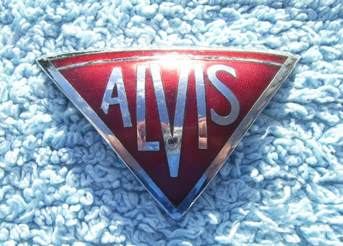 Vintage 1950s alvis - vintage, enamel