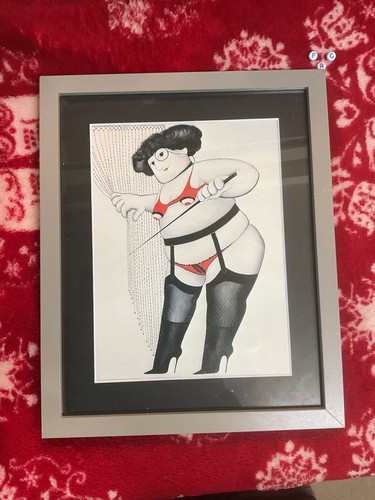 Really lovely rare framed art - lovely,