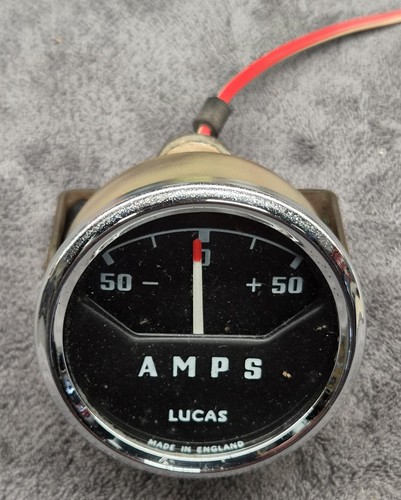 Lucas ammeter amp - gauge, 52mm