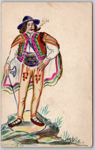 Hand painted polska - hand,