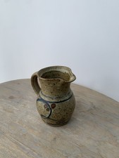 Rossmore Pottery Clonakilty Stoneware jug Decorative Stylish Initial