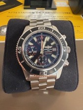 BREITLING Superocean A13341 Chronograph black Dial Automatic superb condition.