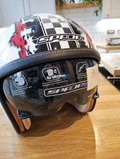 Spada Raze Revolution Motorcycle Helmet Red/White Size L, never used condition