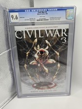 Civil War #3 (Marvel Comics September 2006) Variant Cover CGC, 9.6