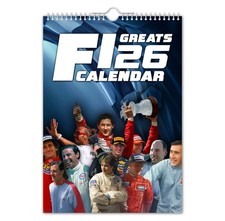 2026 Calendar - F1 Greats /