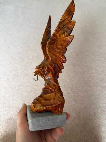 Vintage hand carved wooden - hand,