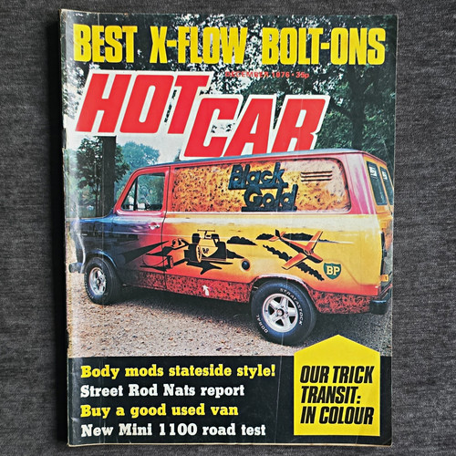 Hot car magazine - magazine, 1976