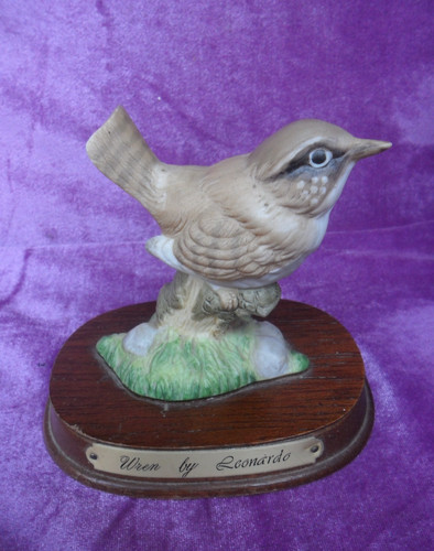 Wren leonardo bird ornament - wren,