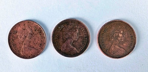 Half new penny - uk,