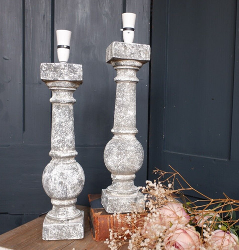 New pair column - table, lamp