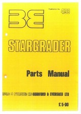 Bomford Stargrader Parts Manual