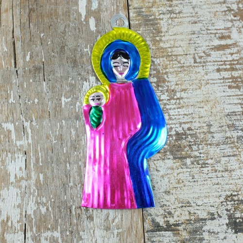 Mexican tin mary - mary, baby