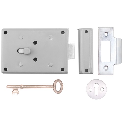 Fb4 lock reversible rim latch - lock,
