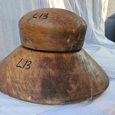 Wooden hat block millinery 
