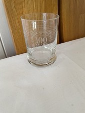 RARE ITEM- The Famous Grouse Whisky 100 Year Anniversary Edition Tumbler Glass