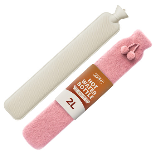 Long hot water bottle with - hot,