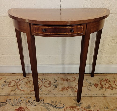 Vintage inlaid mahogany - mahogany, demi