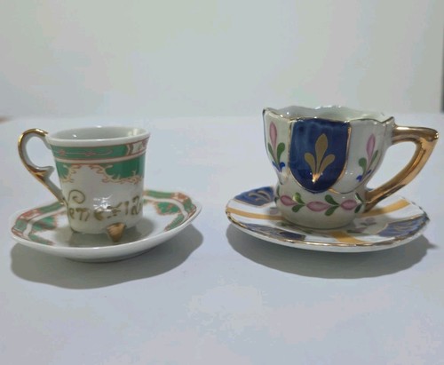 Vtg miniature mini tea cup - miniature,