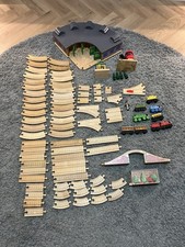 Vintage Wooden Brío Thomas the tank engine Train Set with accessories