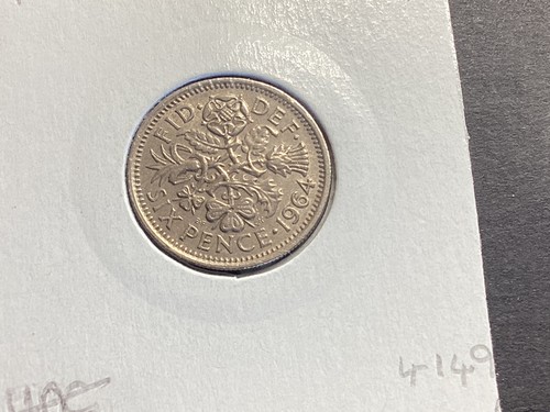 1964 sixpence q - 1964., ‘