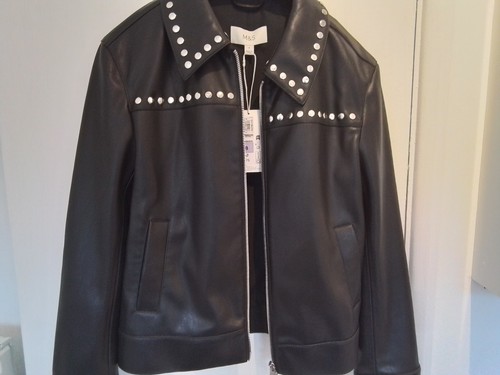 Marks spencer black faux - spencer,