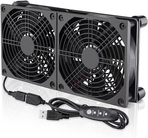 Dual 120mm usb cooling fans - usb,