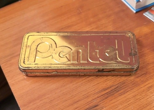 Vintage brass coloured metal - brass-coloured,