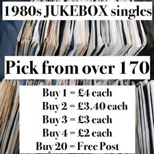 80s Vinyl Jukebox Singles - Buy 4 or more and get 50% Discount **All VG+ to NM**