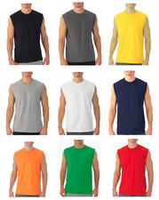 Mens Cotton Sleeveless T Shirt