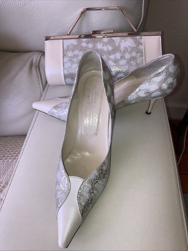 Renata cream silver shoes - cream, &