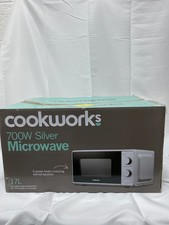 Cookworks 700W Manual Microwave 6 Power Levels 17L Black Customer Return