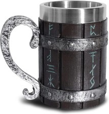 OTARTU Viking Wooden Beer Mug