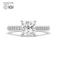 Princess Diamond Engagement