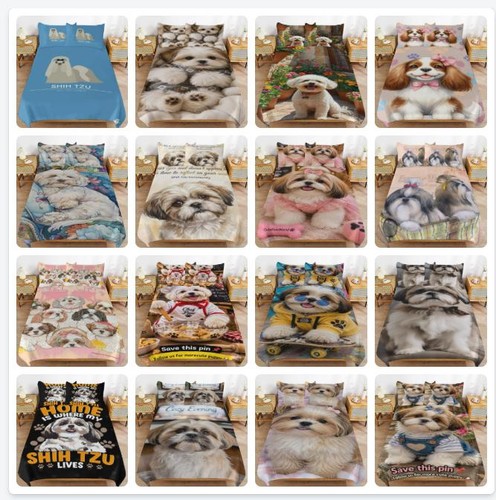 Shih tzu bedding set - tzu, duvet