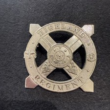 British Army Highland Regiment Cap Badge