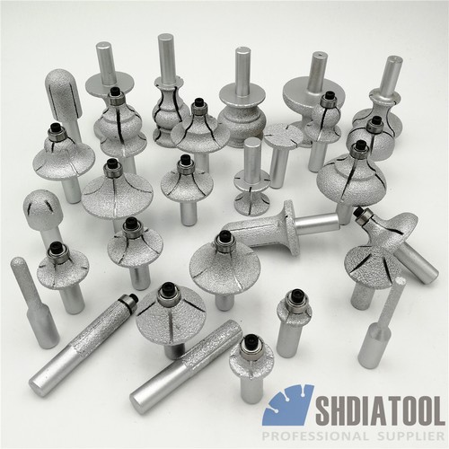 Diamond vacuum brazed router - vacuum,