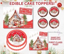 EDIBLE Cake CUSTOM Toppers