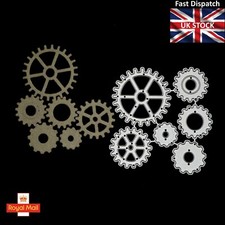 Set of 6 Cogs Metal Cutting