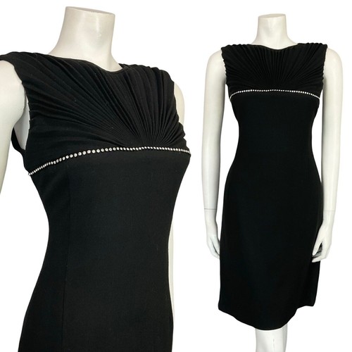 Vtg 60s black - 60s, wool
