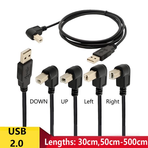 Usb left angle male - 2.0, left-angle