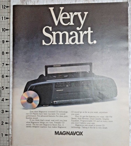1989 magnavox vintage print - 1989,