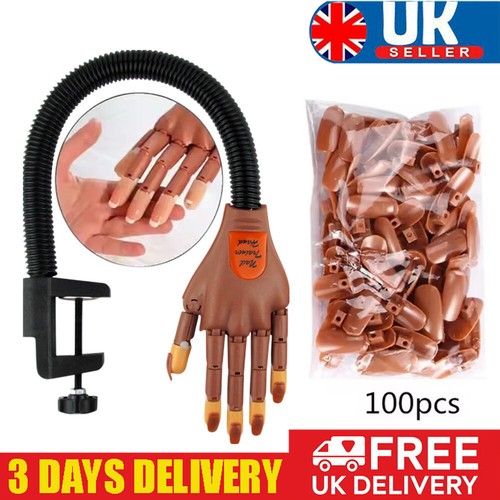 Training hand fake finger nail - training,