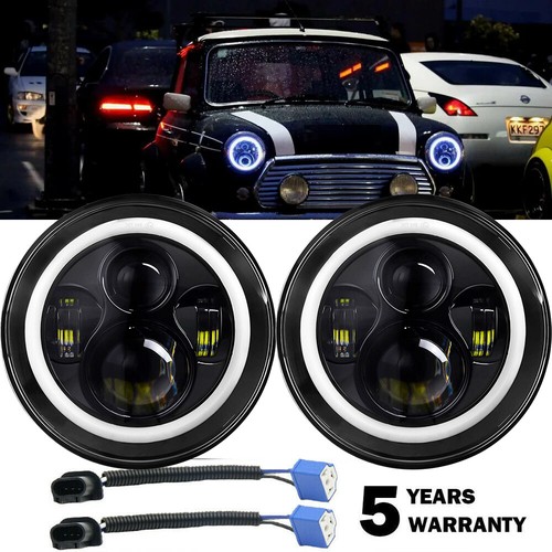 Pair led halo - 7", headlamp