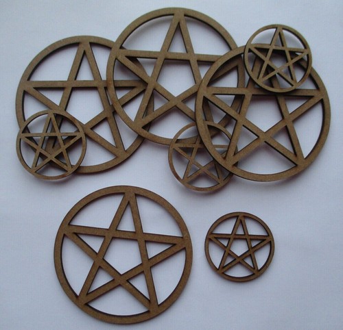 Pentagram mdf craft shapes - pentagram,